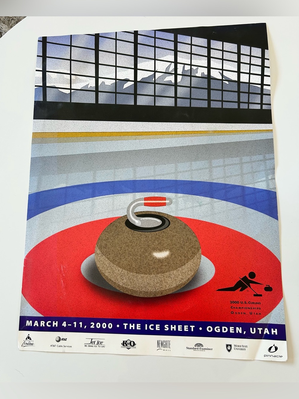 Two (2) Pre-Olympic Curling Poster 2000